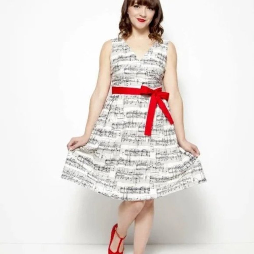 Modcloth Musical Notes Dress